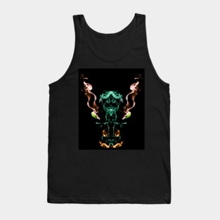 Abstract smoke trail creation of a mystical horse Tank Top